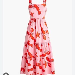 NWT Rare J Crew Lobster Sundress 14